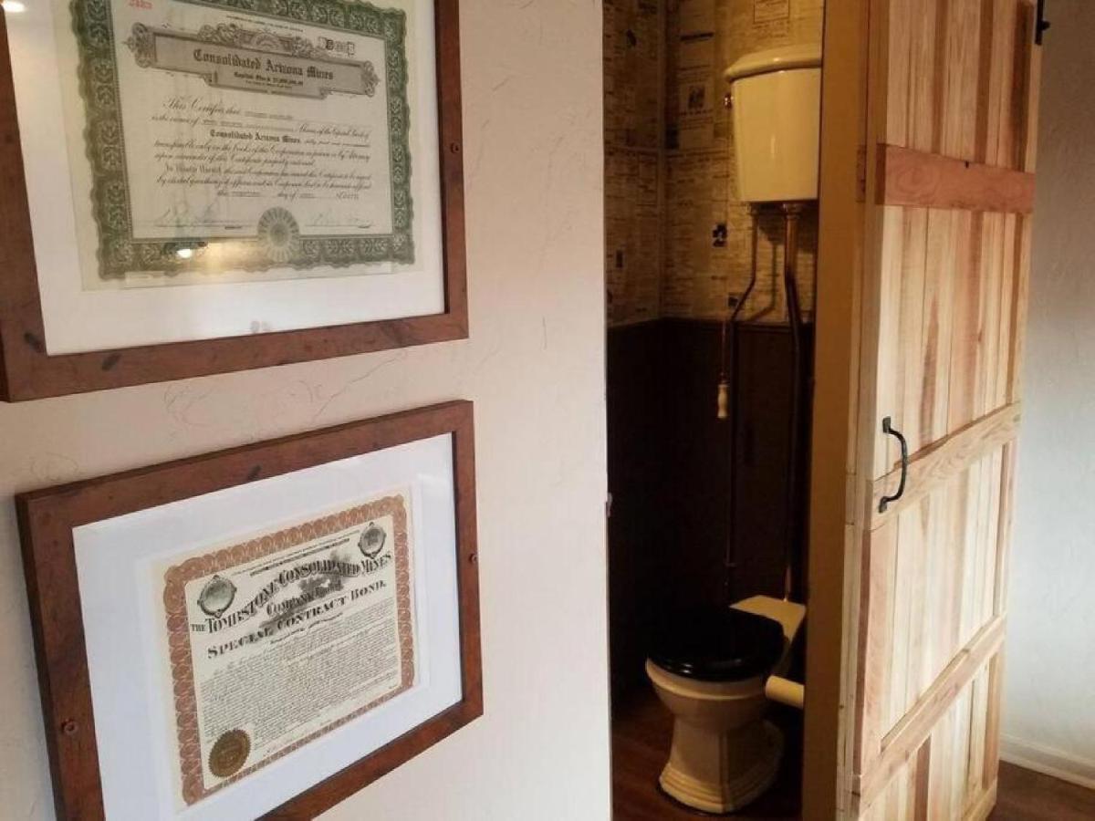 -Pet Friendly- Miners Cabin #6 - King Bed With Private Balcony Tombstone Dış mekan fotoğraf